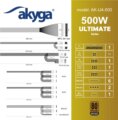 Akyga Ultimate (500W, 80Plus® Bronze, ATX)