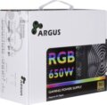 Inter-Tech Argus RGB-650W CM II (650W, 80Plus® Gold, ATX, RGB, II)