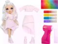 Rainbow High baba színezhető hajjal és kiegészítőkkel, Lila szemű
