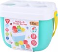 Playgo, Formaválogató játék vödörben, 12 db-os