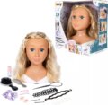 Smoby, Fésülhető és sminkelhető babafej, Szőke hajú