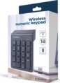 Gembird KPD-W-02 (numerikus, wireless, fekete)