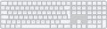 Apple Magic Keyboard (magyar, Touch ID, Numeric Keypad, bluetooth, 2024, fehér)