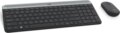Logitech MK470 Slim billentyűzet + egér szett (német, vezeték nélküli, fekete/ezüst)