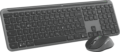 Logitech MK950 Signature Slim billentyűzet + egér szett (német, vezeték nélküli, grafit)