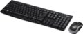 Logitech MK270 billentyűzet + egér szett (angol UK, vezeték nélküli, fekete)