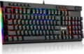 Redragon Vata (magyar, RGB, mechanikus, gamer, blue switch, fekete)