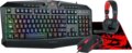 Redragon S101-BA billentyűzet + egér szett (magyar, gamer, 4 az 1-ben, fekete/piros)