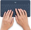 Logitech Keys-To-Go (angol, vezeték nélküli, kék)