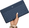 Logitech Keys-To-Go (angol, vezeték nélküli, kék)