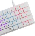 White Shark Nagamaki (amerikai - US, GK-006211-W/R, red switch, gamer, fehér)