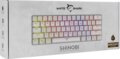 White Shark Shinobi (amerikai - US, mechanikus, brown switch, gamer, fehér)