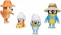Bluey, Családi utazás játékkészlet, 4 db-os