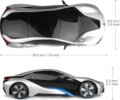Rastar, BMW i8 távirányítós autó, 1:24