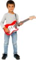 Bontempi, elektromos rock gitár, piros