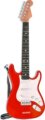 Bontempi, elektromos rock gitár, piros