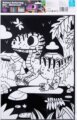 Tookyland, Bársonyos színezőkészlet, Dinoszaurusz, 30 x 25 cm