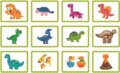 Tooky Toy, Mágneses puzzle dobozban, dinoszauruszok