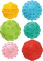 Tapintásfejlesztő labdák, 6 db-os szett