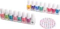 Canenco, Create it! Sellő körömlakk készlet körömmatricákkal, 16 db-os