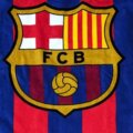 FC Barcelona, Baba poncsó törölköző, 60 x 120 cm