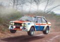 Italeri, Fiat 131 Abarth 1977 San Remo Rally Winner autó makett, 1:24