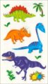 Lemosható tetováló matrica, Vidám kis dinók