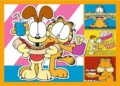 Trefl, Garfield imádja a lasagnát 4 az 1-ben puzzle, 35, 48, 54, 70 darabos