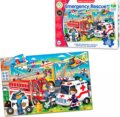 The Learning Journey, Jumbo puzzle, Mentő járművek, 50 darabos