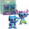 Stitch, 2 db-os figura készlet, Hula és Superhero