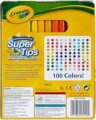 Crayola, SuperTips kimosható filctoll készlet, 100 db-os