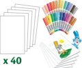 Crayola, Lemosható minifilctoll készlet tartóban