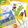 Crayola, SuperTips kimosható filctoll és papír készlet, 65 db-os