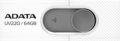 ADATA UV220 64GB (USB2.0, fehér/szürke)
