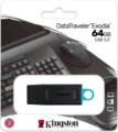 Kingston DataTraveler Exodia 64GB (USB3.2, fekete/teal)