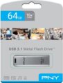 PNY Elite Steel 64GB (USB3.1, ezüst)