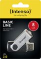 Intenso Basic Line 8GB (USB2.0, fekete/ezüst)
