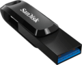 SanDisk Ultra Dual Drive Go 32GB (USB 3.2 Gen 1, USB Type-C, fekete)