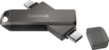 SanDisk iXpand Luxe 128GB (USB-C/Lightning, fekete)