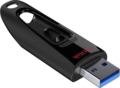 SanDisk Cruzer Ultra 128GB (USB3.0, fekete)
