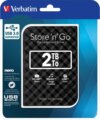 Verbatim Store 'n' Go 2TB (2,5", USB3.0, fekete)