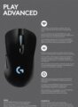 Logitech G403 Hero (gamer, vezetékes, fekete)