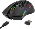 Redragon Storm PRO M808-KS (vezeték nélküli, RGB, gamer, fekete)