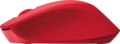 Logitech M330 Silent Plus (szilent, vezeték nélküli, piros)