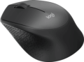 Logitech M330 Silent Plus (szilent, vezeték nélküli, fekete)