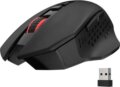 Redragon Gainer M656 (vezeték nélküli, gamer, fekete/piros)