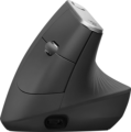Logitech MX Vertical (ergonomikus, vertikális, vezeték nélküli, fekete)