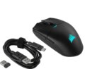 Corsair Katar Elite (gamer, vezeték nélküli, fekete)