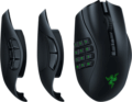Razer Naga V2 Pro (gamer, Bluetooth, vezeték nélküli, optikai, fekete)