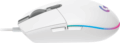 Logitech G102 Lightsync (gamer, fehér)